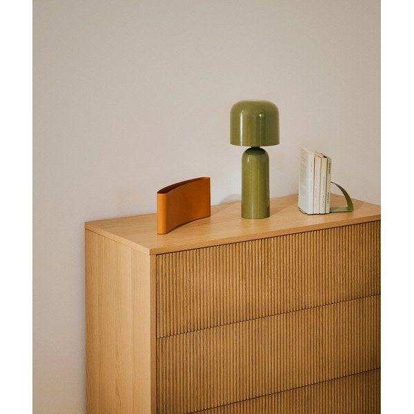 Roheline metallist laualamp (kõrgus 38 cm) Monze - Kave Home-image-2