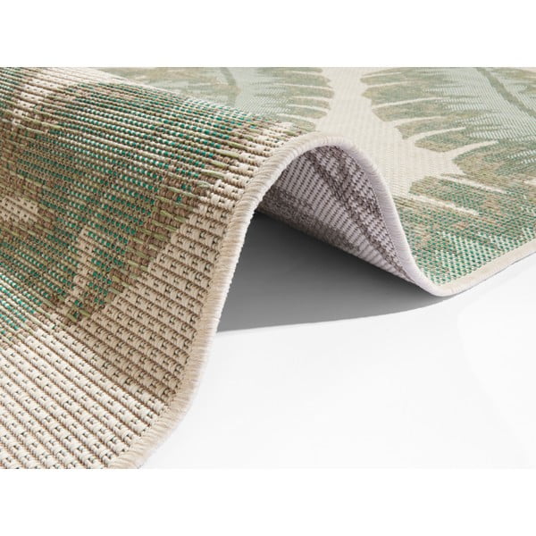 Roheline ja beež õuevaip Leaf, 180 x 280 cm - Ragami-image-1