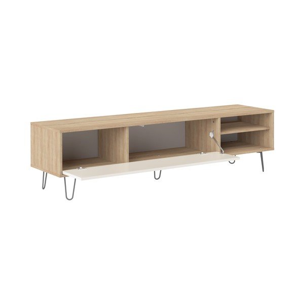 Kreemjas telerilaud tammepuust 165x44 cm Aero - TemaHome-image-3