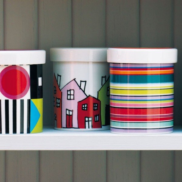 Porcelánová dóza Remember Colour Stripes-image-1