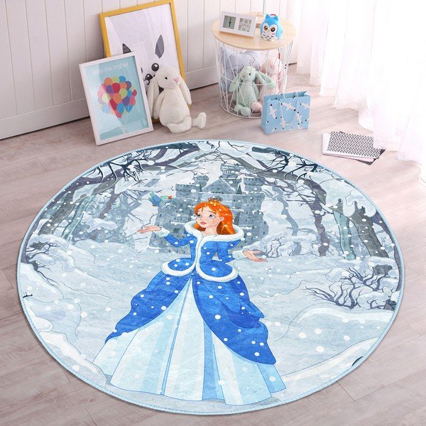 Sinine laste vaip ø 100 cm Comfort - Mila Home-image-4