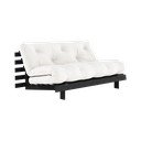 Kreem diivanvoodi 160 cm Roots Black Night - Karup Design