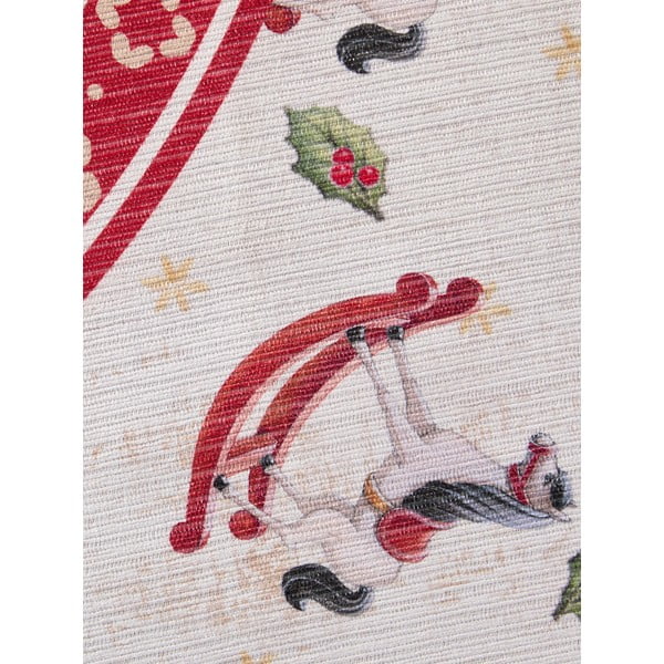 Punane ümmargune jõulumotiiviga vaip ø 160 cm Toy's Delight Rocking Horse - Villeroy&Boch-image-4