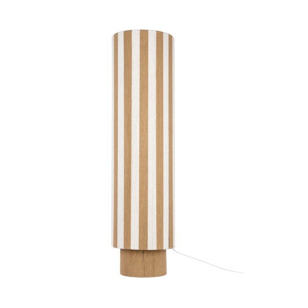 Valge/naturaalsest värvi nöörist põrandalamp (kõrgus 106 cm) Vienna Stripes - Leitmotiv