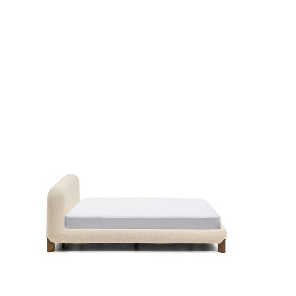 Beež polsterdatud kaheinimesevoodi ilma voodipõhjata 180x200 cm Odina - Kave Home-image-4