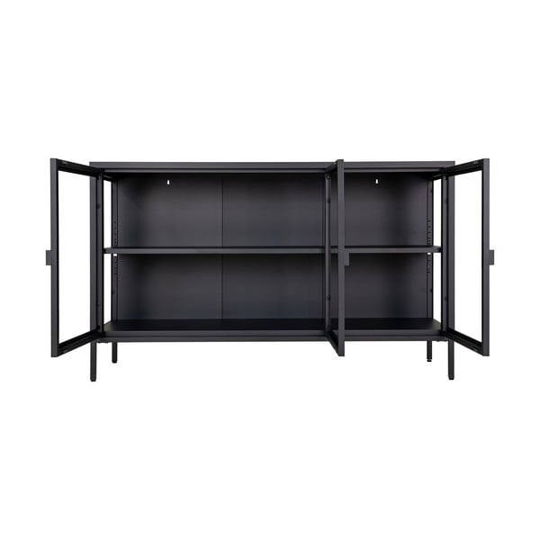 Must metallist vitriinkapp 140x85 cm Brisbane - House Nordic-image-2