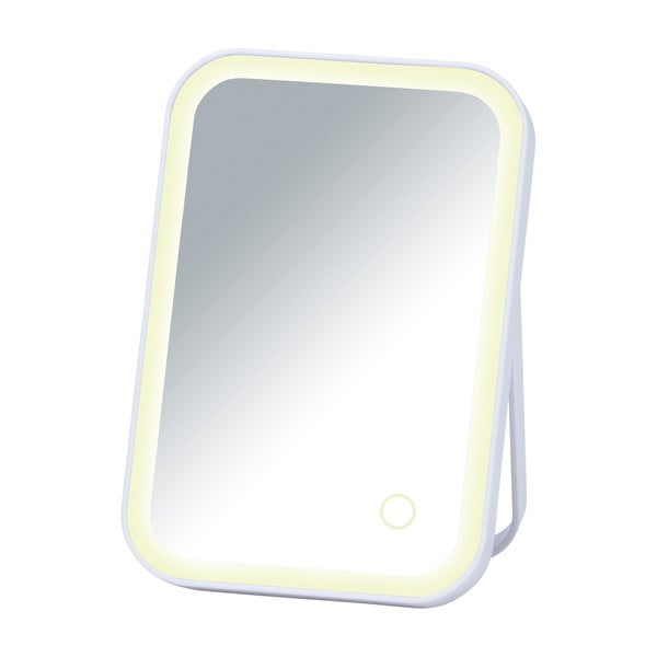 Valge kosmeetiline peegel LED taustavalgusega Arizona - Wenko
