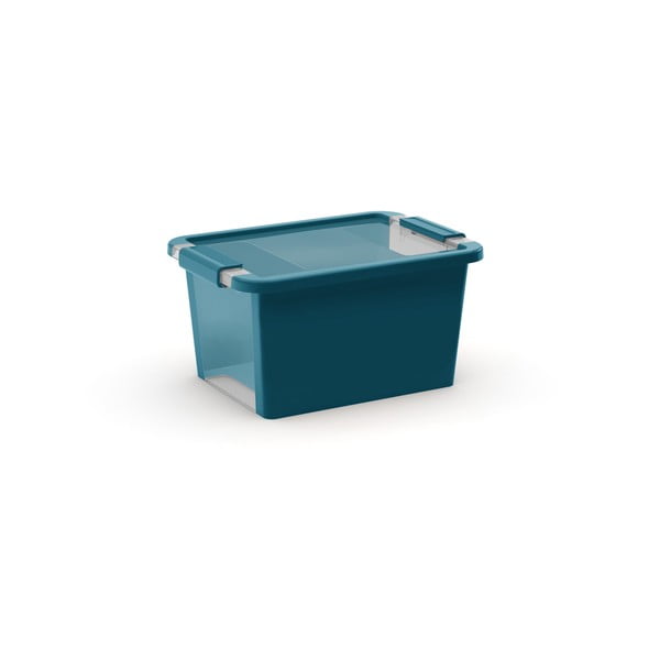 Sinine plastikust kaanega hoiukarp 36,5x26x19 cm Bi-Box - KIS