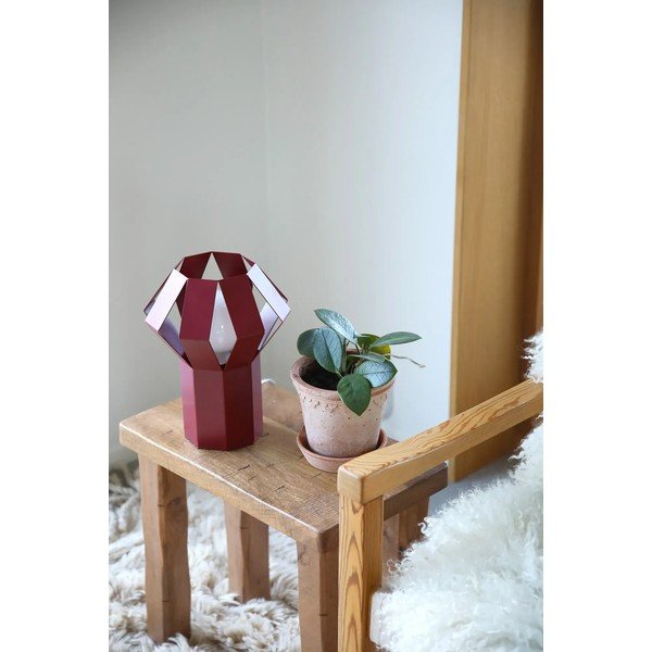 Punane metallist laualamp metallvarjuga (kõrgus 27 cm) Octa - Markslöjd-image-2