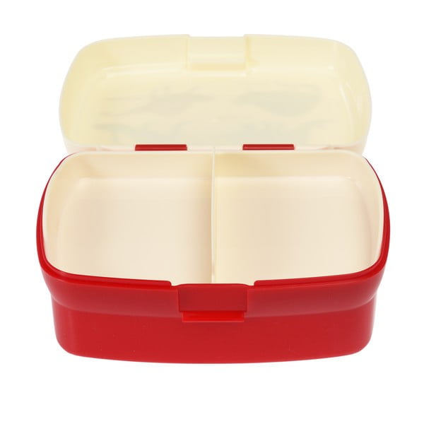 Punane-kreem laste suupistekarp Prehistoric Land - Rex London-image-2