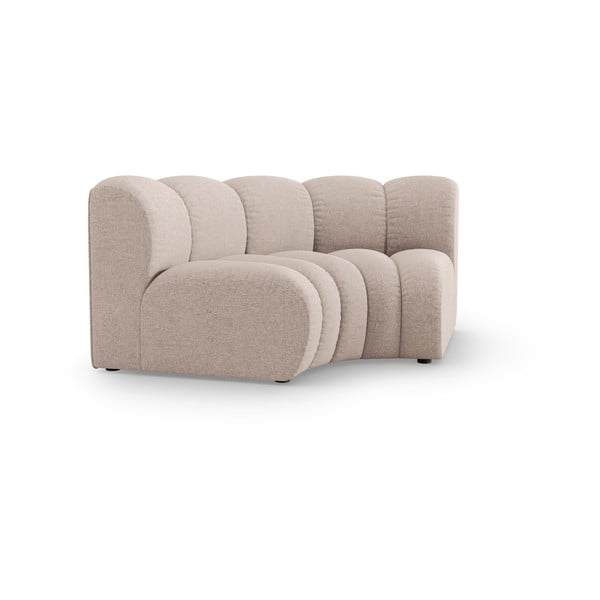 Beež šenillist diivanimoodul (muutuv nurk) Lupine - Micadoni-image-1