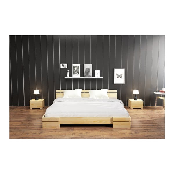 Dvoulůžková postel z borovicového dřeva SKANDICA Sparta, 160 x 200 cm-image-4