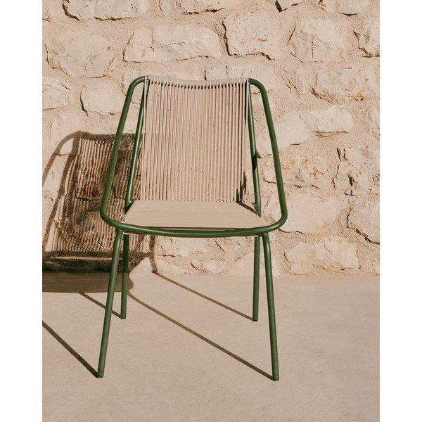 Tumeroheline-beež metallist aiatool Zivia - Kave Home-image-1