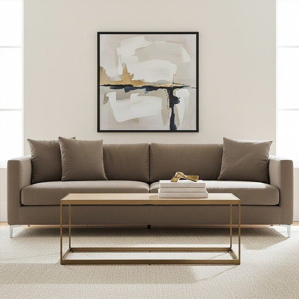Pruun/naturaalne kohvilaud tammeplaadiga 40x120 cm Grenoble - Premier Housewares-image-3
