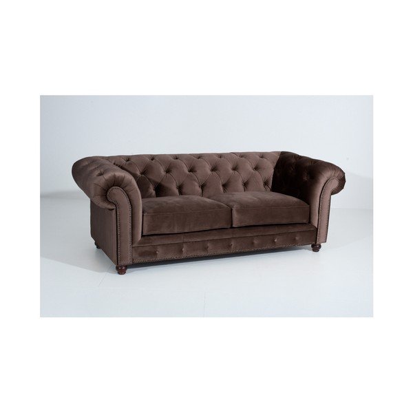 Tmavě hnědá pohovka Max Winzer Orleans Velvet, 216 cm-image-3