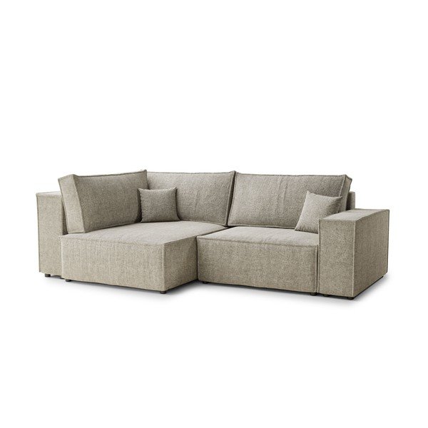 Beež šenilldiivanvoodi/panipaigaga nurgadiivan (vasak nurk/L-kujuline) Tonga - Maison de Rêve