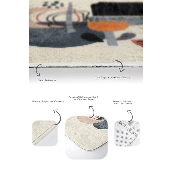 Beežid sametist vannitoamatid 2tk komplektis 60x100 cm - Mila Home-image-3