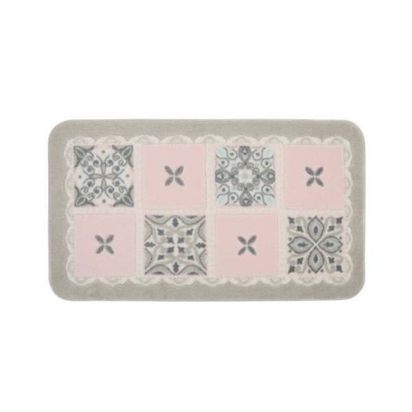 Sada 2 koupelnových předložek Confetti Bathmats Ceramic Pink-image-1