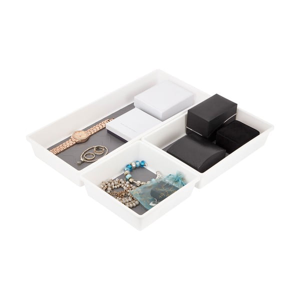 Komplekt 3 halli ja valge libisemisvastase sektsiooniga komplekti - Addis-image-1