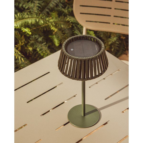 LED-laua-/kaasaskantav päikeseenergial töötav õuevalgusti (kõrgus 30 cm) Aldet - Kave Home-image-2