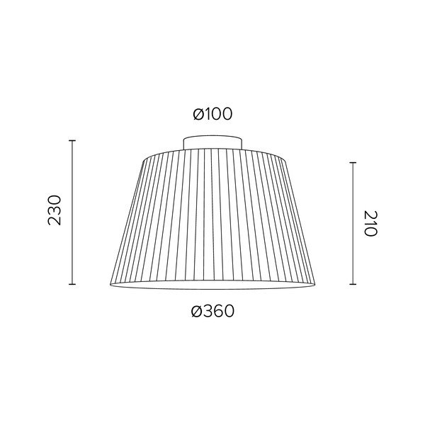 Kreemjas laevalgusti KAMI CP, ⌀ 36 cm Kami - Sotto Luce-image-1