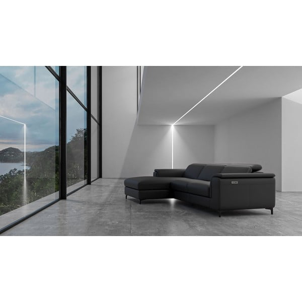 Tumehall nahast nurgadiivan (vasak nurk) Brito - MESONICA-image-1