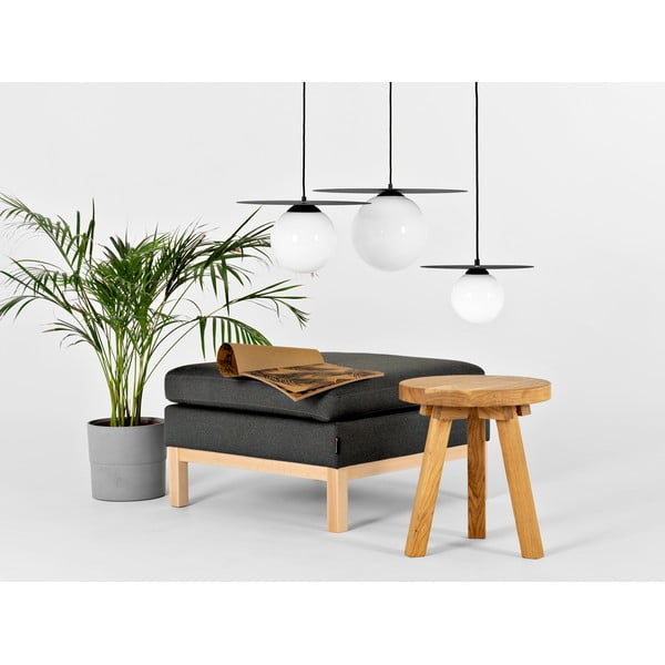 Must rippvalgusti klaasist varjuga ø 40 cm Skiva Ball - CustomForm-image-2