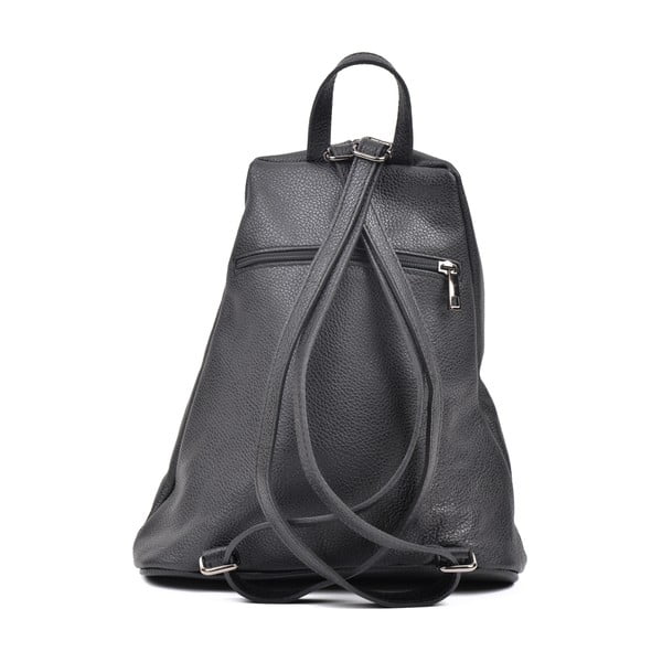 Must nahast seljakott Mell - Luisa Vannini-image-1