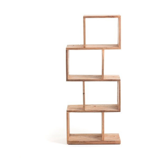 Tiikpuidust raamaturiiul 55x132x30 cm Aroba - Kave Home