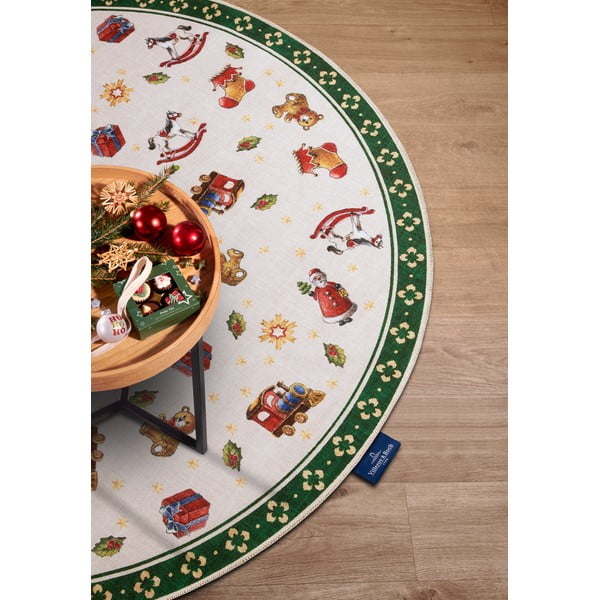 Roheline jõulumotiividega ümmargune vaip ø 150 cm Green Christmas - Villeroy&Boch-image-3