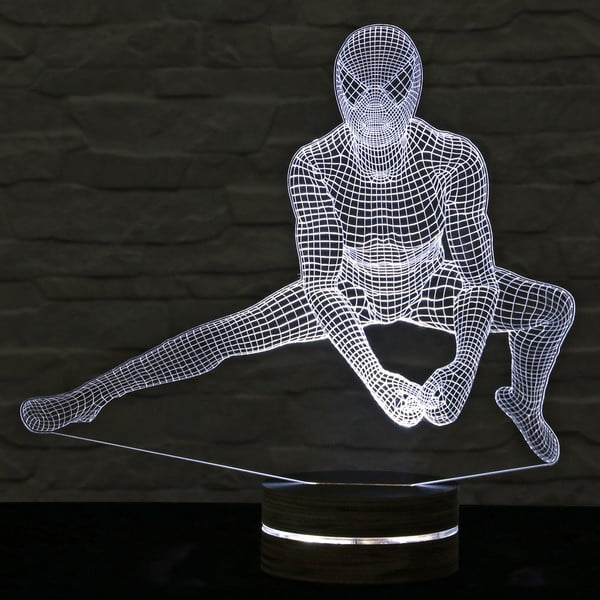 3D stolní lampa Spiderman