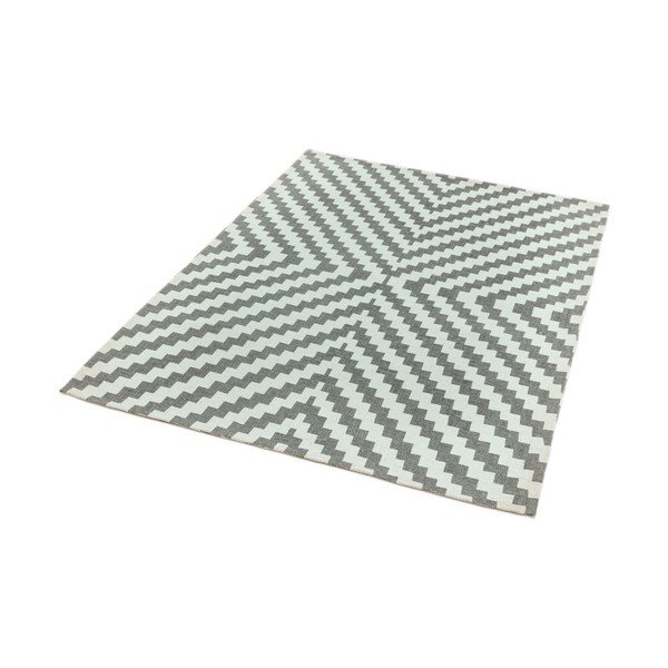 Šedo-bílý koberec Asiatic Carpets Geo, 120 x 170 cm-image-2