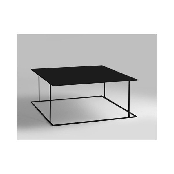 Černý konferenční stolek Custom Form Walt, 100 x 100 cm-image-1