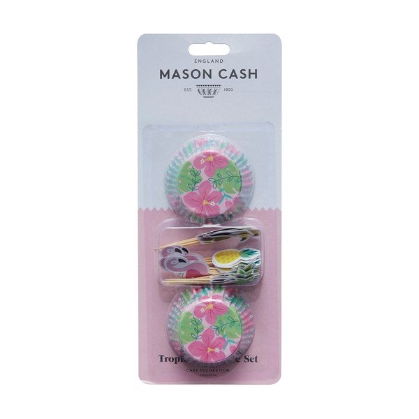 Set papírových košíčků a zápichů na cupcaky Mason Cash Tropical-image-1