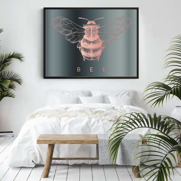 Seinaplakat raamiga BUMBLEBEE, 40 x 50 cm Bumblebee - DecoKing-image-2