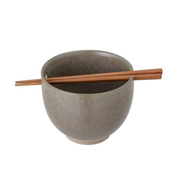 Hall savinõude kauss söögipulkadega , ø 13 cm Masami - Bloomingville-image-2