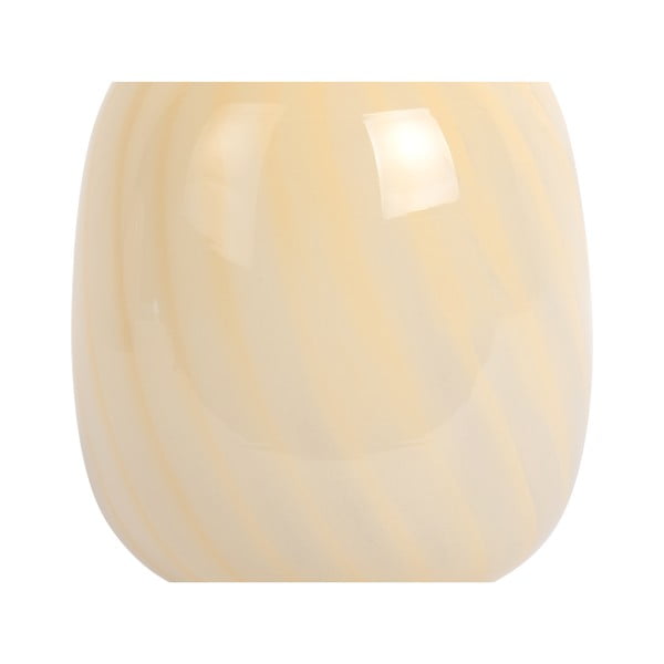 Helekollane lauavalgusti klaasist varjuga (kõrgus 20 cm) Summer Globe - Leitmotiv-image-3