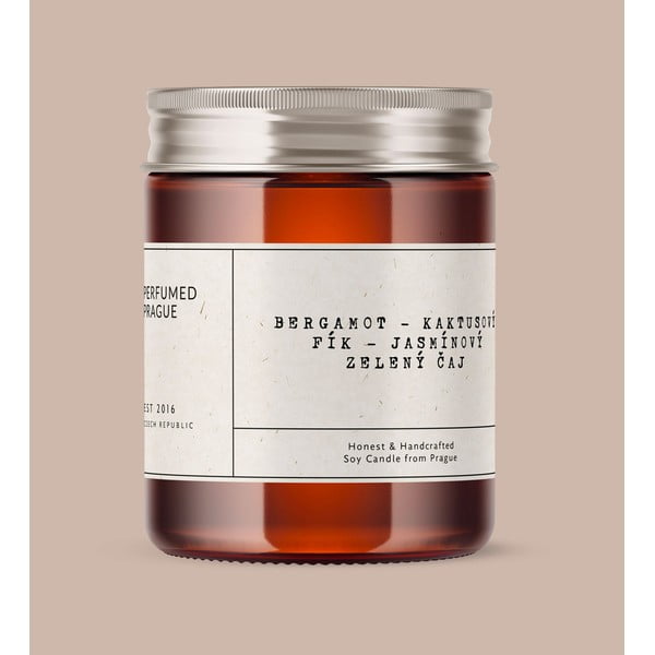 Lõhnastatud sojaküünal 40 h #46 Bergamot & Jasmine – Perfumed Prague-image-1