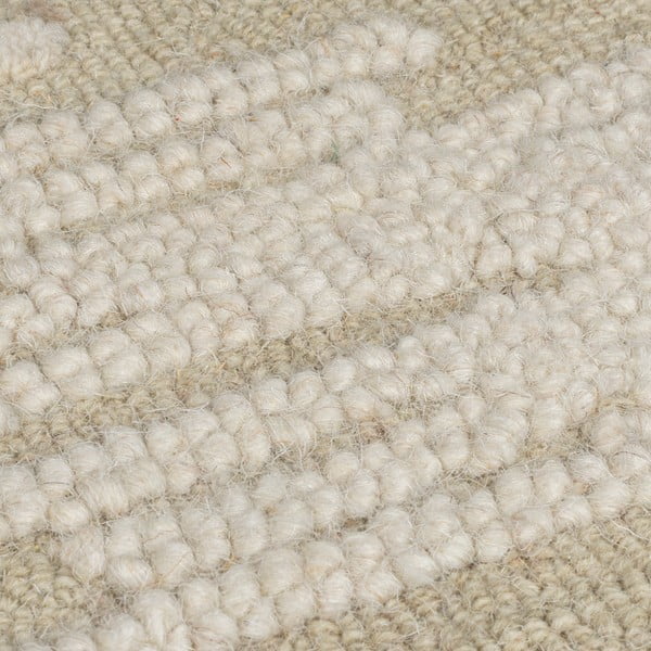 Beež käsitsi kootud villane vaip 200x290 cm Dion Ikat - Flair Rugs-image-2