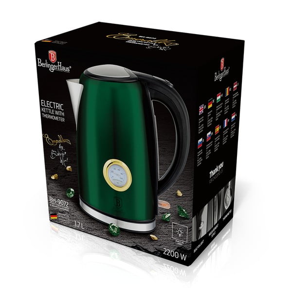 Roheline veekeetja 1,7 l Emerald Collection - BerlingerHaus-image-2