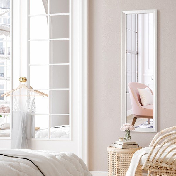 Valge raamiga seinapeegel ienne, 42 x 137 cm Paris - Styler-image-1