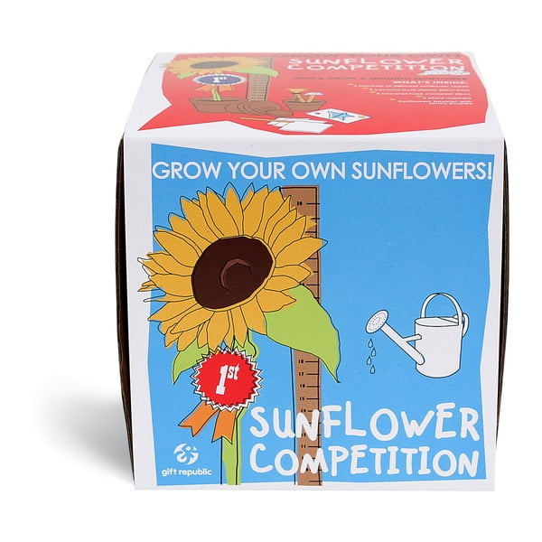 Pěstitelský set Gift Republic Sunflower Competition