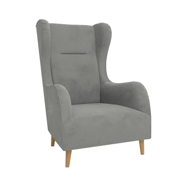 Helehall sametist tugitool Carole - Ropez