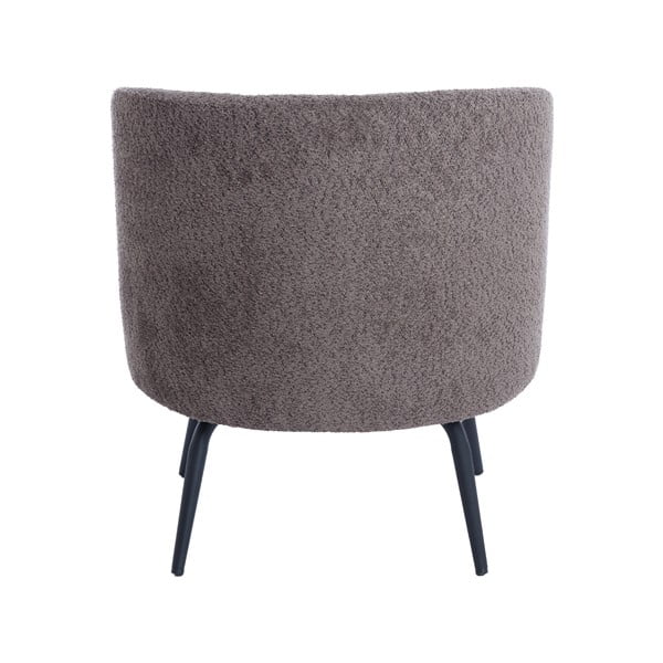 Tumepruun bukleekangast tugitool Dieyda - Light & Living-image-4