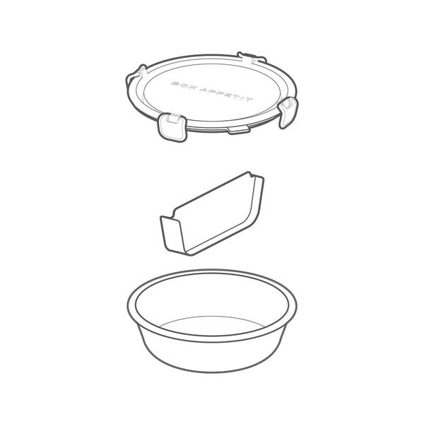 Svačinový box Black Blum Lunch Box, 660 ml-image-3