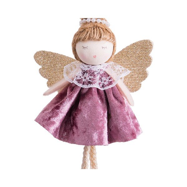 Tekstiilist jõulukaunistus 14 cm Angel – Casa Selección-image-1