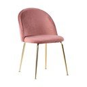 2 roosa söögitooli komplekt Geneve - House Nordic