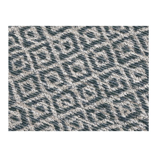 Modrý koberec vhodný i na ven Elle Decoration Bloom Croix, 140 x 200 cm-image-4