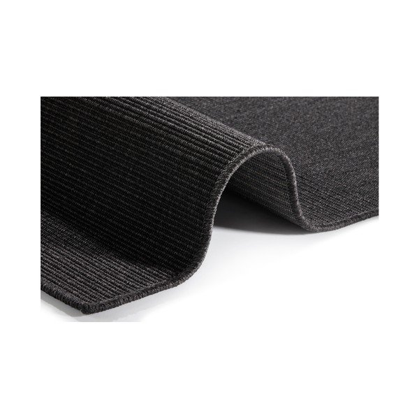 Černý běhoun vhodný i na ven BT Carpet Sisal, 80 x 500 cm-image-2