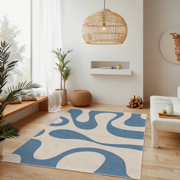 Sinine pestav vaip 120x180 cm Blue Latte - Mila Home-image-4